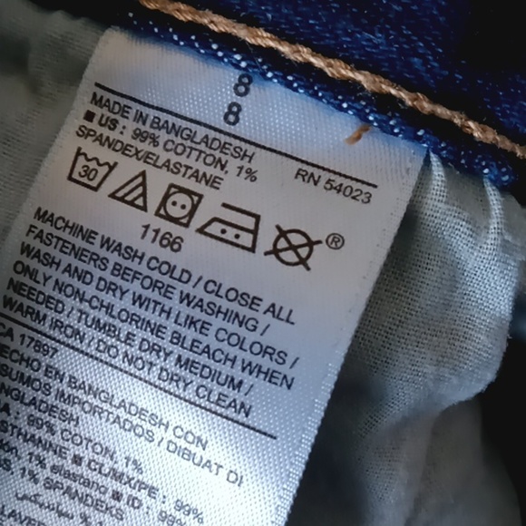 Old Navy Skinny Adjustable Waist Dark Blue Jeans - Picture 3 of 4